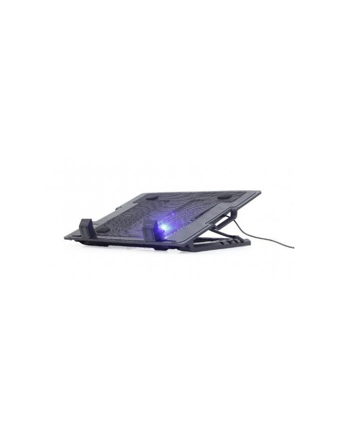 Cooler laptop Pad GEMBIRD NBS-1F17T-01, 17", Black