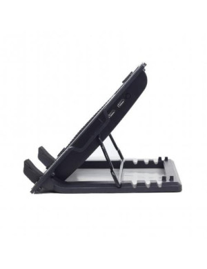Cooler laptop Pad GEMBIRD NBS-1F17T-01, 17", Black