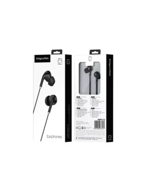 Casti cu fir KRUGER & MATZ KMPC1, In-Ear, Black