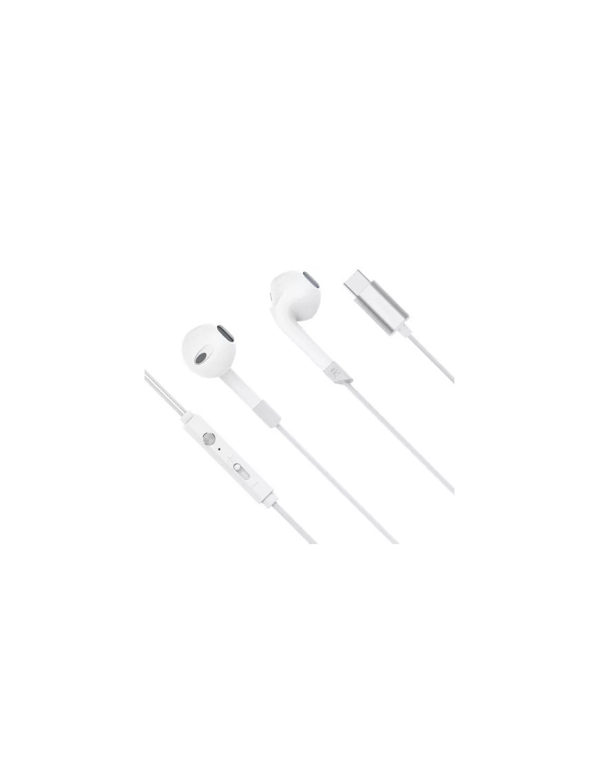 Casti cu fir KRUGER & MATZ KMPC2-W, USB Type-C, White