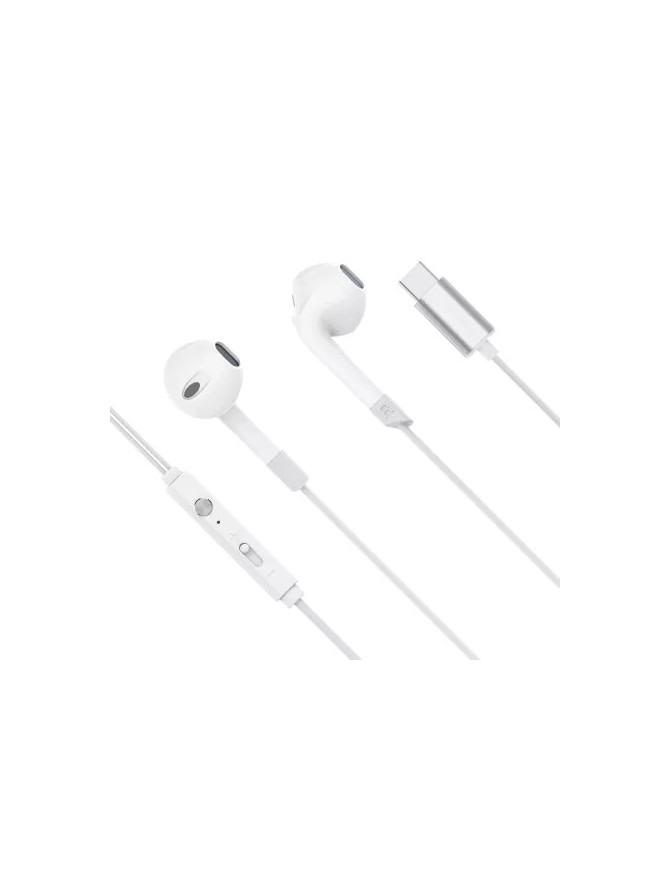 Casti cu fir KRUGER & MATZ KMPC2-W, USB Type-C, White