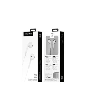 Casti cu fir KRUGER & MATZ KMPC2-W, USB Type-C, White