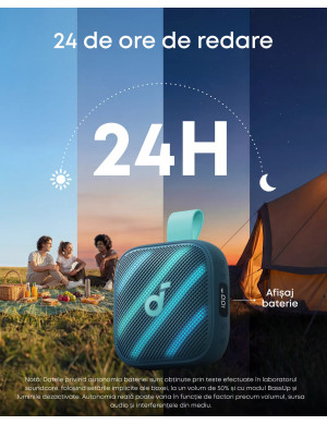 Boxa portabila ANKER Soundcore Boom Go 3i D5103030, BassUp 2.0, Bluetooth 6.0, 15W, IP68, Blue