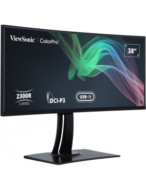 Viewsonic VP3881A monitoare LCD 96,5 cm (38") 3840 x 1600 Pixel Quad HD+ LED Negru