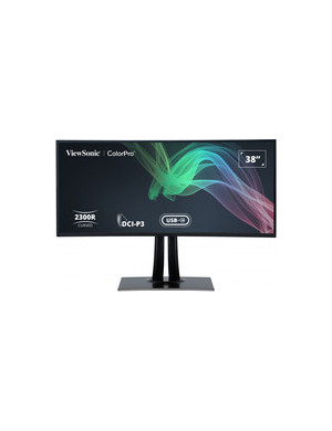 Viewsonic VP3881A monitoare LCD 96,5 cm (38") 3840 x 1600 Pixel Quad HD+ LED Negru