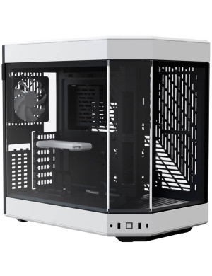 Carcasa HYTE Y60, Mid-Tower, ATX/Micro-ATX/Mini-ITX, Tempered Glass, Dual-Chamber Design, Black/White