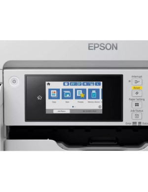 Multifuncțional Inkjet Monocrom EPSON EcoTank Pro M15180 C11CJ41406, Monocrom, A3 cu Duplex și Wi-Fi, Alb