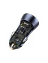 Incarcator auto BASEUS Golden Contractor Pro CCJD-0G, 40W, 5A, USB, USB Type-C, Quick Charge, gri