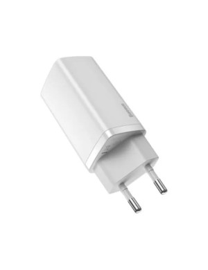 Incarcator retea BASEUS GaN2 Lite CCGAN2L-B02, USB, USB Type-C, Quick Charge, 65W, alb