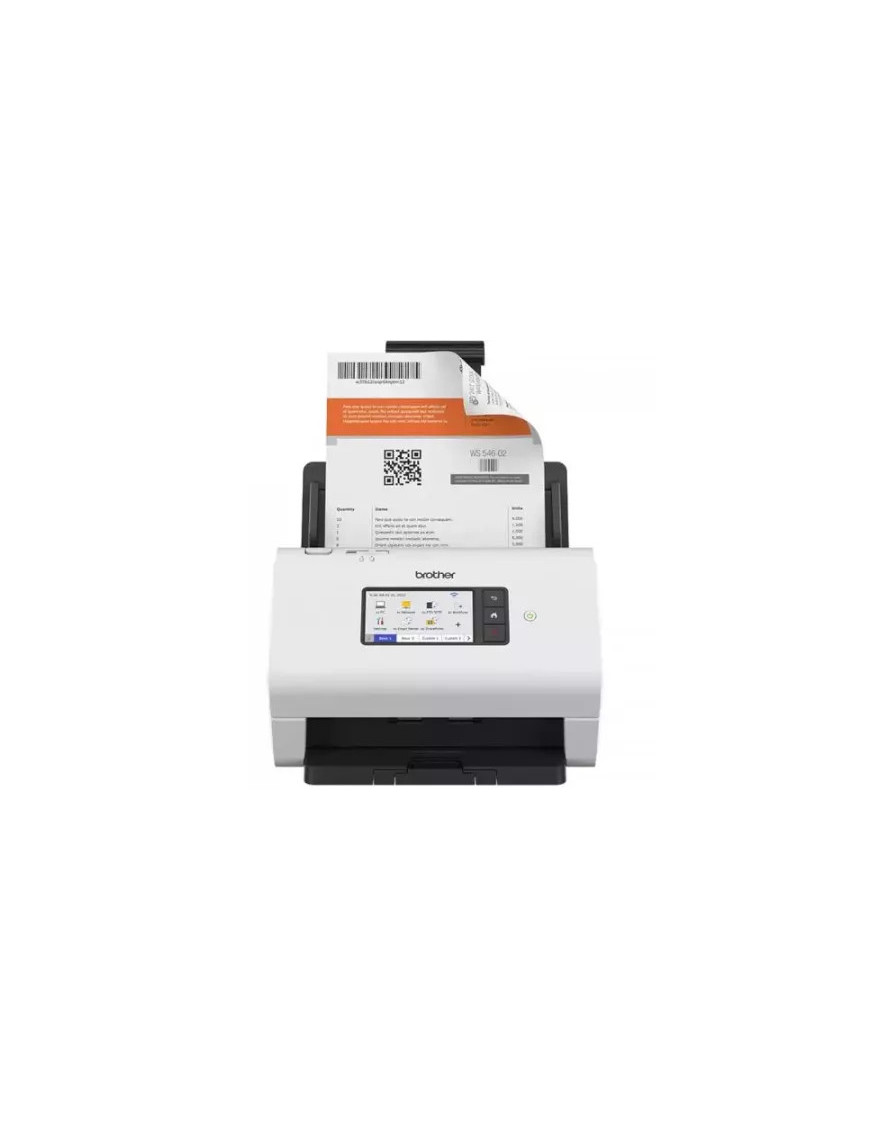 Scanner profesional Brother ADS-4900W Duplex A4 cu Wi-Fi și ecran tactil