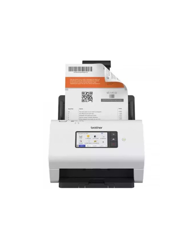 Scanner profesional Brother ADS-4900W Duplex A4 cu Wi-Fi și ecran tactil