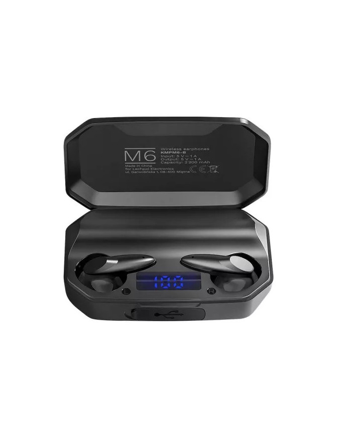 Casti wireless KRUGER & MATZ KMPM6-B, Bluetooth 5.1, Black