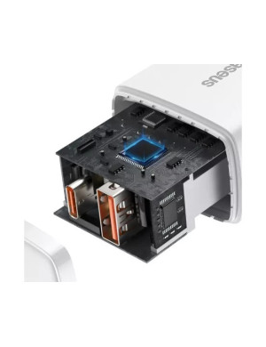 Incarcator retea BASEUS CCXJ-B02, Quick Charge, USB, USB Type-C, 20W, alb