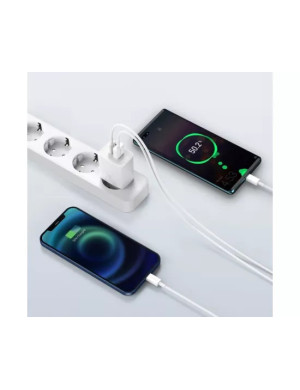 Incarcator retea BASEUS CCXJ-B02, Quick Charge, USB, USB Type-C, 20W, alb