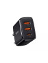 Incarcator retea BASEUS Compact CCXJ-E01, 30 W, 2 x USB, 1 x USB Type-C, QuickCharge, negru