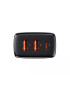Incarcator retea BASEUS Compact CCXJ-E01, 30 W, 2 x USB, 1 x USB Type-C, QuickCharge, negru