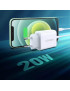 Încărcător rețea Ugreen CD137 20W USB-C PD Alb