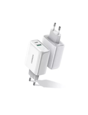 Incarcator retea UGREEN 60468, 38 W, 1 x USB, 1 x USB Type-C, White