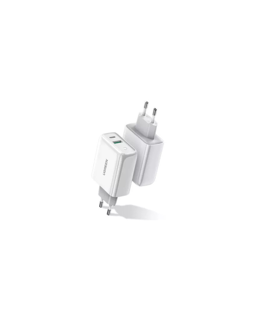 Incarcator retea UGREEN 60468, 38 W, 1 x USB, 1 x USB Type-C, White