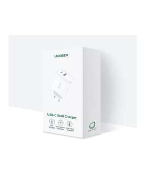 Incarcator retea UGREEN 60468, 38 W, 1 x USB, 1 x USB Type-C, White