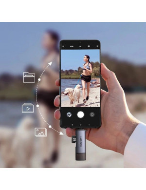 Card reader UGREEN CM185, SD, micro SD, dual USB-A + USB-C
