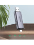 Card reader UGREEN CM185, SD, micro SD, dual USB-A + USB-C