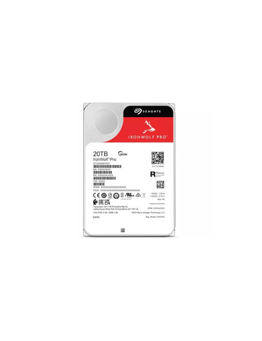 Seagate IronWolf Pro 20TB ST20000NT001 – Hard Disk Profesional pentru NAS