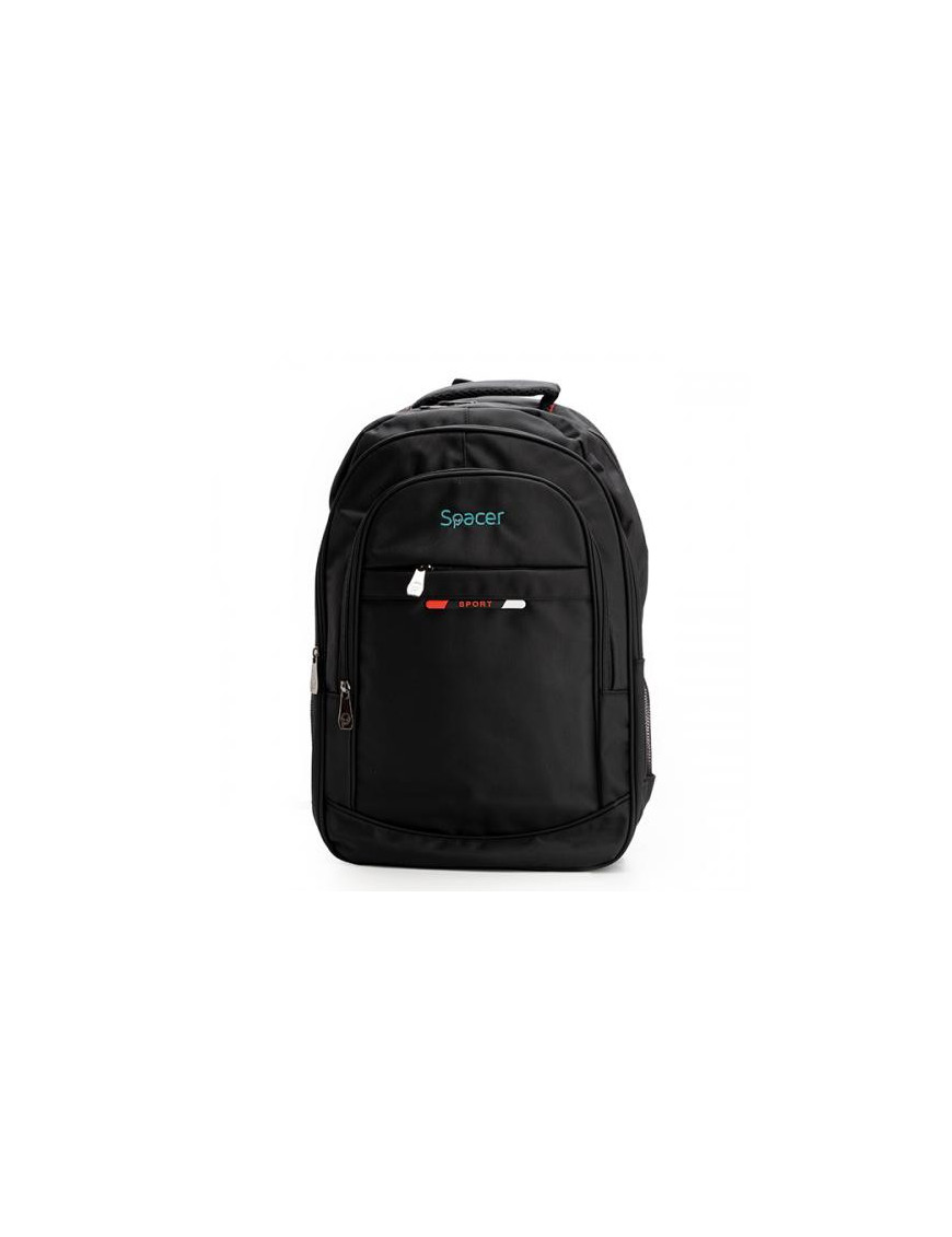 Rucsac laptop SPACER SPBP-CHICAGO-BK, 17", Negru