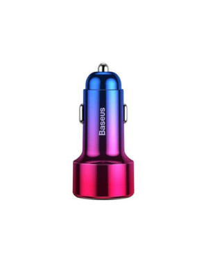 Incarcator auto BASEUS Magic Display, 1 x USB-A, 1 x USB-C, 45W