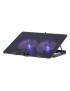 Cooler laptop HAVIT F2083, 17", 2 ventilatoare, Black