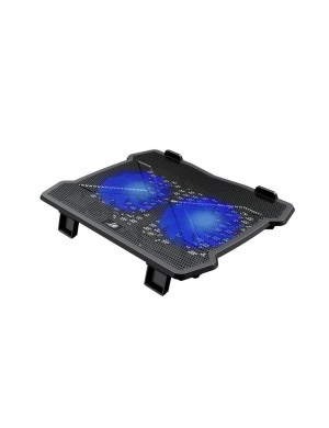 Cooler laptop HAVIT F2075, 15.6", 2 ventilatoare, Black