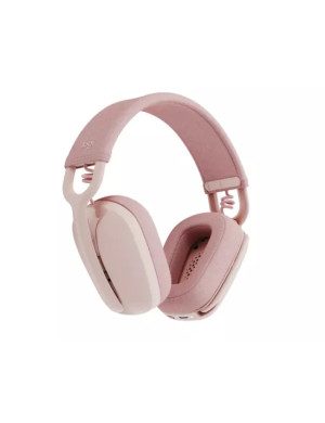 Casti cu microfon LOGITECH Zone Vibe 100 981-001224, Wireless, Rose