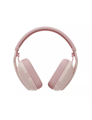 Casti cu microfon LOGITECH Zone Vibe 100 981-001224, Wireless, Rose