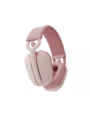 Casti cu microfon LOGITECH Zone Vibe 100 981-001224, Wireless, Rose