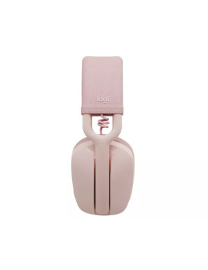Casti cu microfon LOGITECH Zone Vibe 100 981-001224, Wireless, Rose