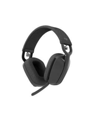 Casti cu microfon LOGITECH Zone Vibe 100 981-001213, Wireless, Graphite