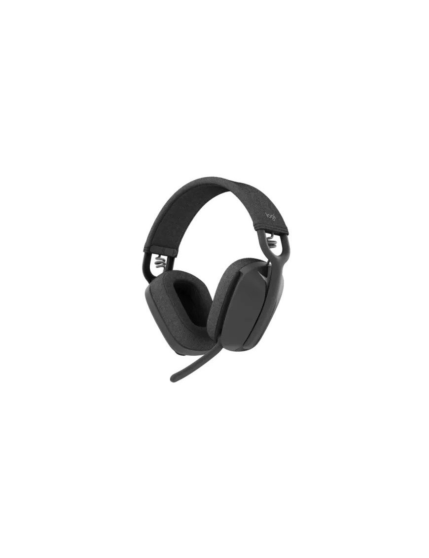 Casti cu microfon LOGITECH Zone Vibe 100 981-001213, Wireless, Graphite