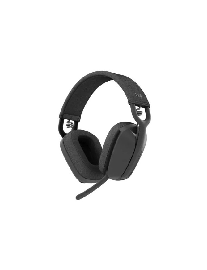 Casti cu microfon LOGITECH Zone Vibe 100 981-001213, Wireless, Graphite