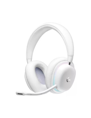 Casti cu microfon LOGITECH G735, Wireless, White