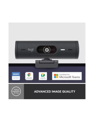Camera Web LOGITECH Brio 500 960-001422, Full HD, USB, Graphite
