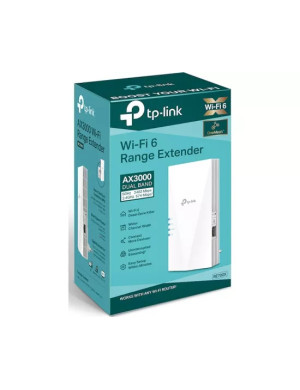 Range Extender TP-LINK RE700X, AX3000, Dual-Band Gigabit, Wi-Fi 6, Alb