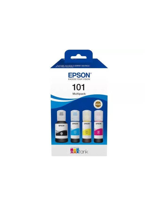 Cerneala EPSON EcoTank 101 Multipack C13T03V64A