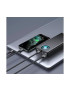PowerBank BASEUS Ambilight PPLG000101, 30000 mAh, 65 W, 3 A, QuickCharge 3.0, USB, Micro USB, USB Type-C, Lightning, Negru