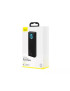 PowerBank BASEUS Ambilight PPLG000101, 30000 mAh, 65 W, 3 A, QuickCharge 3.0, USB, Micro USB, USB Type-C, Lightning, Negru