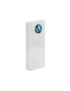 PowerBank BASEUS Amblight PPLG000102, 30000 mAh, 65 W, QuickCharge 3.0, 4 x USB, Micro USB, USB Type-C, Lightning, Alb