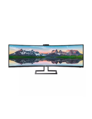 Monitor LED PHILIPS 499P9H/00, 48.8", 5 ms, 60Hz, Curbat, Black