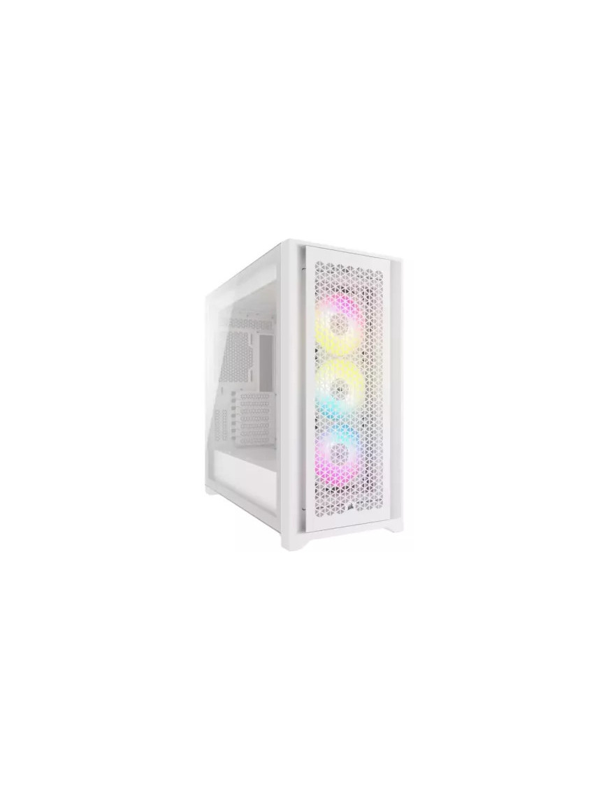 Carcasa PC CORSAIR iCUE 5000D Airflow True, Fara sursa, RGB, White