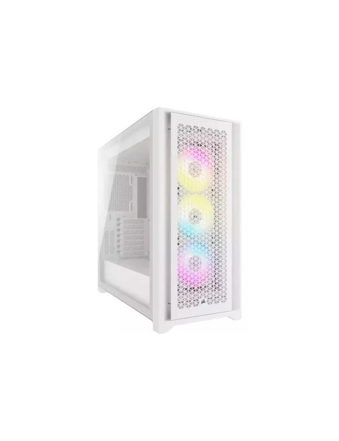 Carcasa PC CORSAIR iCUE 5000D Airflow True, Fara sursa, RGB, White