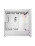 Carcasa PC CORSAIR iCUE 5000D Airflow True, Fara sursa, RGB, White