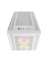 Carcasa PC CORSAIR iCUE 5000D Airflow True, Fara sursa, RGB, White